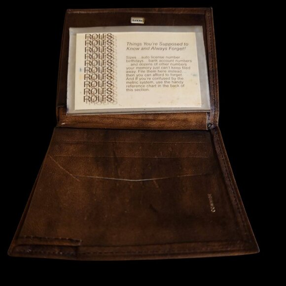 Vintage Rolfs Men's Bi-fold Wallet - Picture 5 of 14